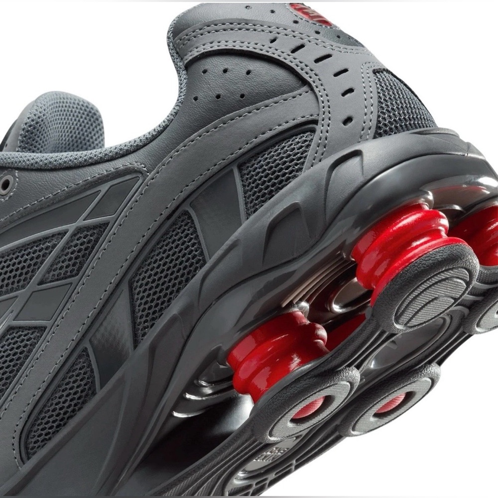Nike Shox Ride 2 🔥 Smoke Gray Red Running Athletic Sneakers IM5999-084 9.5 10 11 - Picture 4 of 13